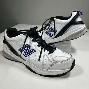 New Balance 608v5 White Team Royal Men's 13 Women's Size 14.5 Casual Sneaker